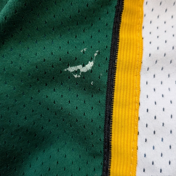RARE!! Seattle Supersonics NBA Basketball Shorts 80s/90s Vintage Adidas Sonics - Picture 9 of 9